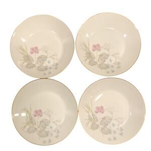 4 Rosenthal Kronach Germany Bettina Parisian Spring Coupe Soup Salad Bowls 8.75"